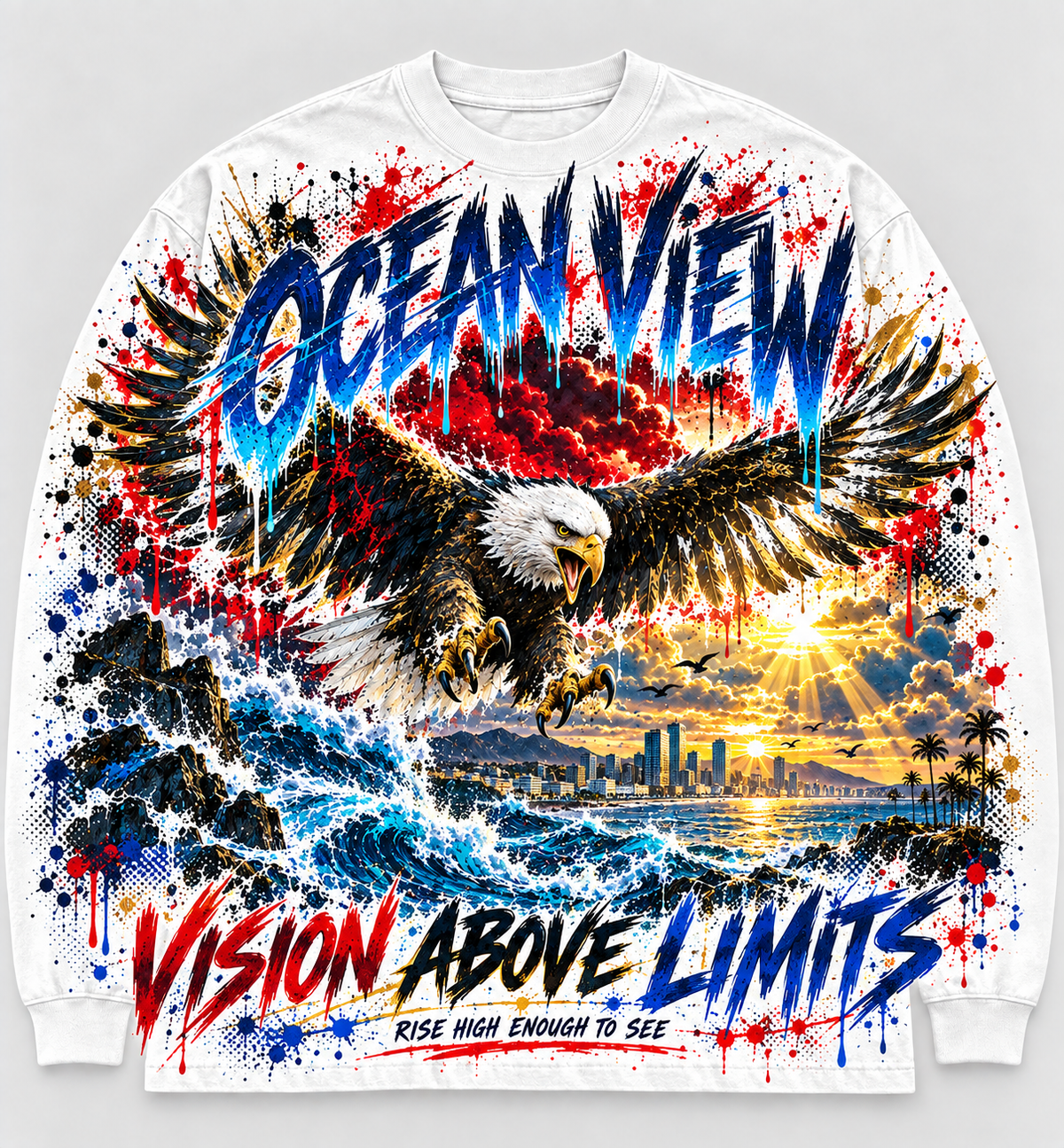Ocean View Midnight Coast Tee