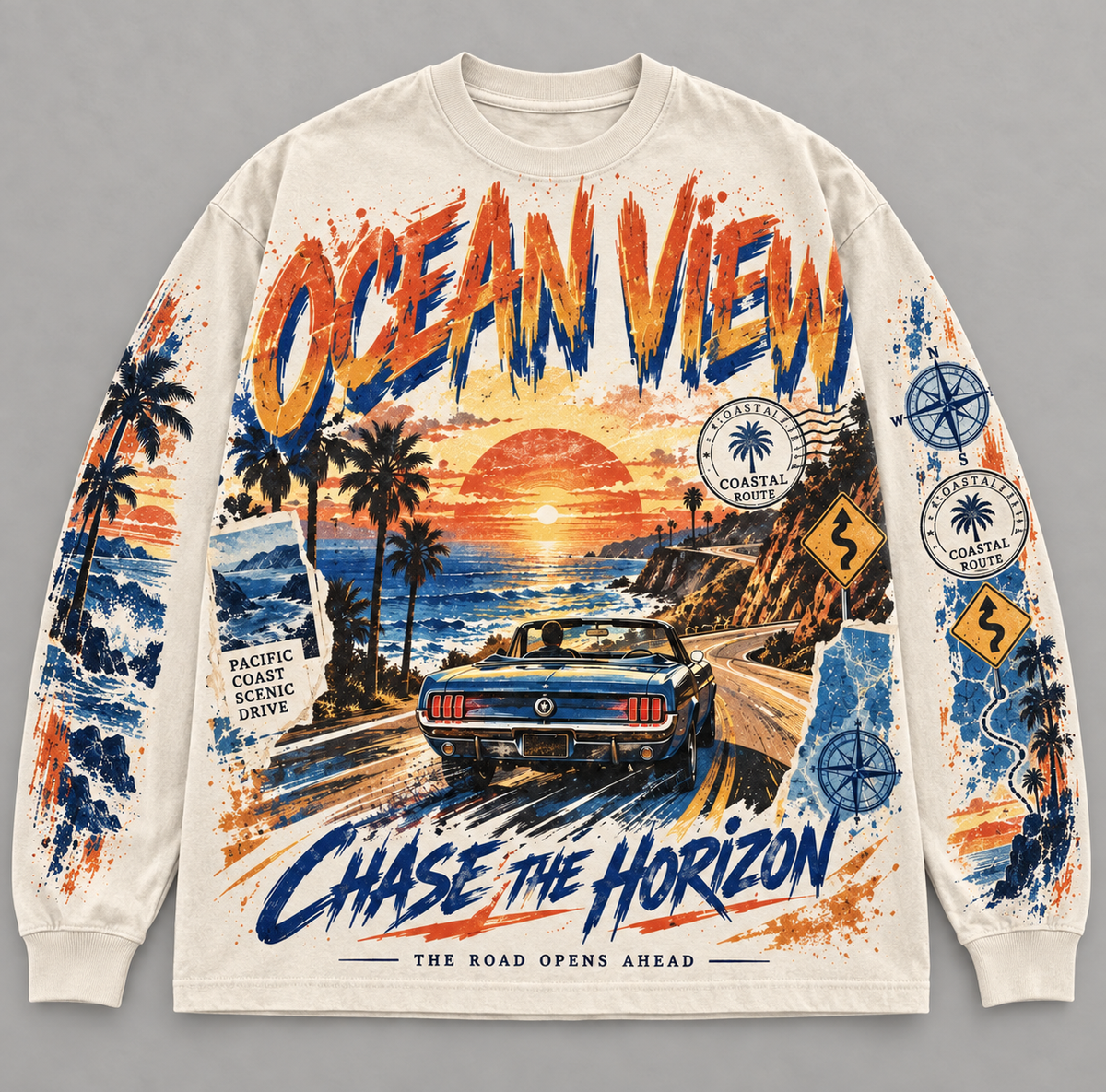 Ocean View Moonlight Coast Tee